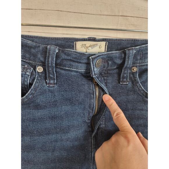 MADEWELL 10" INCH HIGH RISE SKINNY DARK WASH JEANS, SZ 29 - Picture 15 of 16